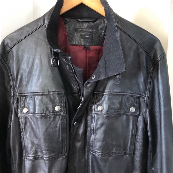John Varvatos Other - John Varvartos Leather Fitted Jacket